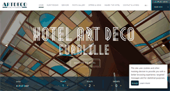 Desktop Screenshot of hotel-artdecolille.com