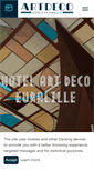 Mobile Screenshot of hotel-artdecolille.com